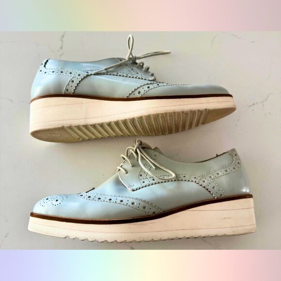 Elysess Loafer Baby Blue Dress Shoes – Size 38 - Picture 2 of 6